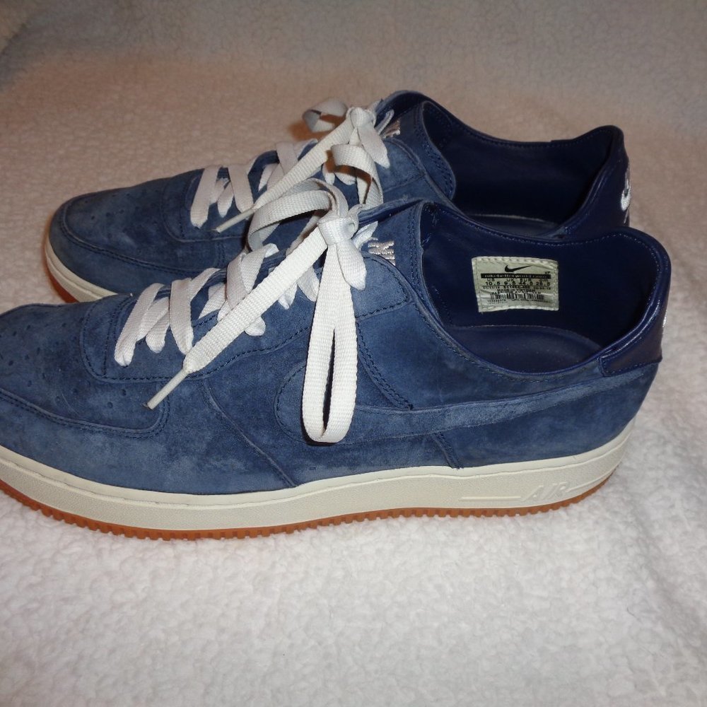 Nike Mens AF1 82’ Deconstruct Navy Premium Low Gum 511454-400 Size 10.5